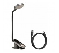 Настільна лампа Baseus Comfort Reading Mini Clip Lamp with battery Dark Gray (DGRAD-0G)