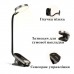 Настільна лампа Baseus Comfort Reading Mini Clip Lamp with battery Dark Gray (DGRAD-0G)