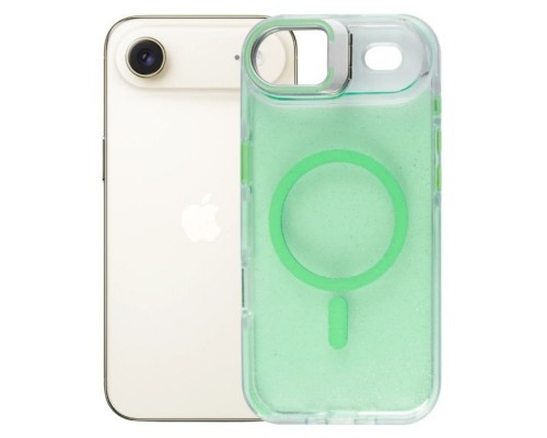 Чохол до мобільного телефона BeCover FIBRA Star Shine MagSafe Apple iPhone 17 Air Green (715420)