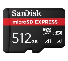 Карта пам'яті SanDisk 512GB microSDXC class 10 UHS-I U3 A1 Express (SDSQXFN-512G-GN4NN)