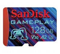 Карта пам'яті SanDisk 128GB microSD class 10 UHS-I U3 V30 A2 GamePlay (SDSQXAA-128G-GN6XN)