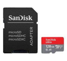 Карта пам'яті SanDisk 128GB microSD class 10 UHS-I A1 Ultra (SDSQUAB-128G-GN6IA)