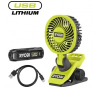 Вентилятор Ryobi USB Lithium RCF4-120G (5133006143)