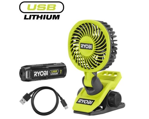 Вентилятор Ryobi USB Lithium RCF4-120G (5133006143)