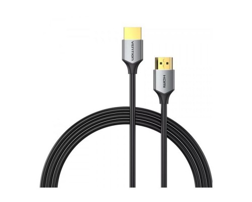 Кабель мультимедійний HDMI M to HDMI M 1.0m V2.0 4K60Hz PVC gray Vention (ALEHF)