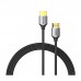 Кабель мультимедійний HDMI M to HDMI M 1.0m V2.0 4K60Hz PVC gray Vention (ALEHF)