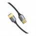 Кабель мультимедійний HDMI M to HDMI M 1.0m V2.0 4K60Hz PVC gray Vention (ALEHF)