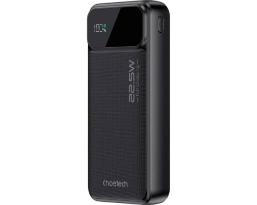 Батарея універсальна Choetech 20000mAh, PD/22.5W, QC/3.0, AFC Samsung, LED (B729)