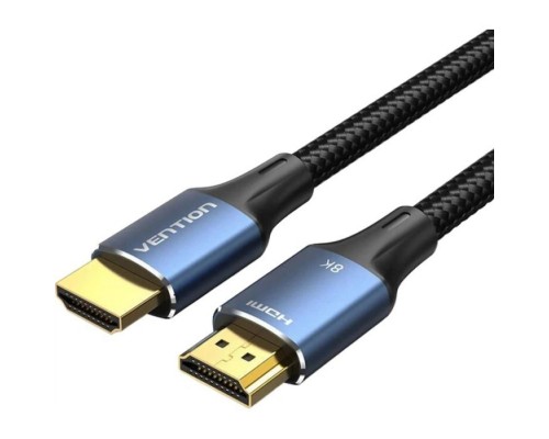 Кабель мультимедійний HDMI M to HDMI M 1.5m 16K60Hz 96Gbps gray Vention (ALVHG)