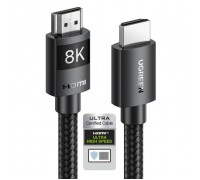 Кабель мультимедійний HDMI M to HDMI M 10.0m 8K60Hz 48Gbps braided Ugreen (95966)