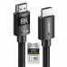 Кабель мультимедійний HDMI M to HDMI M 10.0m 8K60Hz 48Gbps braided Ugreen (95966)