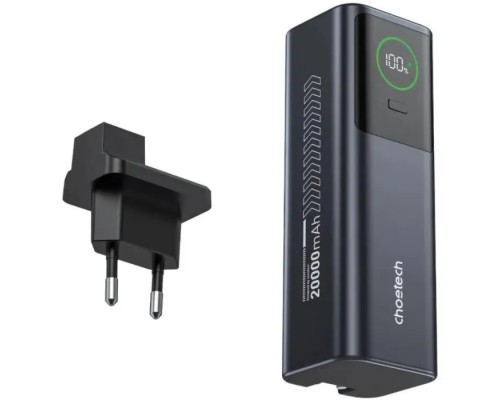 Батарея універсальна Choetech 20000mAh, PD/100W, QC, AFC, AC input (B1012)