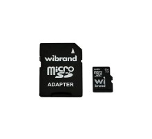 Карта пам'яті Wibrand 64GB mictoSD class 10 UHS-II (U3) V10 Read 80/Write 30 (WICDXU3/64GB-A)