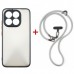 Чохол до мобільного телефона Dengos Case + Cross-body Strap Xiaomi 15T Black+Grey (DG-KM-CCRB-55)