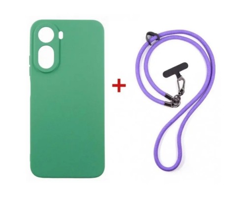 Чохол до мобільного телефона Dengos Case + Cross-body Strap Xiaomi Redmi A7 Pro Mint+Purple (DG-KM-CCRB-54)