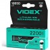 Акумулятор 18650 2200mAh Li-Ion, protect, color box/1шт Videx (18650-P/2200/1CB)