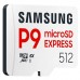 Карта пам'яті Samsung 512GB microSDXC class 10 UHS-I U3 V30 P9 Express (MB-MK512T/WW)