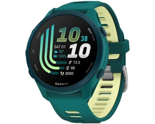 Смарт-годинник Garmin Forerunner 170 Music, GPS, WiFi, Teal Green/Citron, GPS смарт-годинник (010-03920-12)