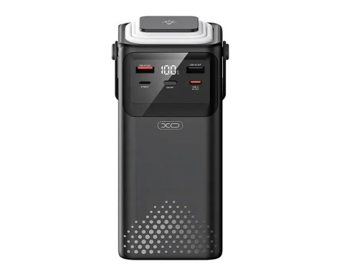 Батарея універсальна XO 50000mAh, PD/20W, QC/22,5W, Lamp, black (XO-PR286-BK)