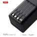 Батарея універсальна XO 50000mAh, PD/20W, QC/22,5W, Lamp, black (XO-PR286-BK)