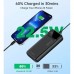Батарея універсальна Choetech 20000mAh, 22.5W, PD, QC/3.0, Black (B729-CCBK)