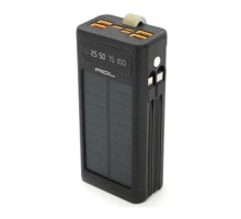 Батарея універсальна ACL 30000mAh, SOLAR, TypeC + Lighting, Black (PW-90B)