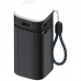 Батарея універсальна Atria 20000mAh, PD/22.5W, QC/3.0, Built-in flashlight, Black (WPD-69B)