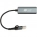 Перехідник PowerPlant USB-C to RJ45 Ethernet 1000Mbps (CA917266)