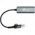 Перехідник PowerPlant USB-C to RJ45 Ethernet 1000Mbps (CA917266)