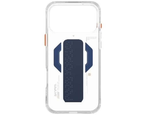 Чохол до мобільного телефона Skinarma Haxa Magnetic Charging + Grip Stand iPhone 17 Pro Max Blue (8886461249446)