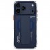 Чохол до мобільного телефона Skinarma Haxa Magnetic Charging + Grip Stand iPhone 17 Pro Max Blue (8886461249446)
