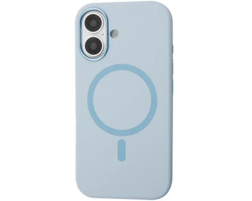 Чохол до мобільного телефона BeCover FIBRA Silicone OmniMag Apple iPhone 16 Light Blue (716228)