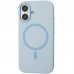 Чохол до мобільного телефона BeCover FIBRA Silicone OmniMag Apple iPhone 16 Light Blue (716228)