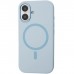 Чохол до мобільного телефона BeCover FIBRA Silicone OmniMag Apple iPhone 16 Light Blue (716228)