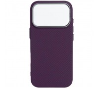 Чохол до мобільного телефона Armorstandart LikeCarbon2 MagCase Apple iPhone 18 Pro / 17 Pro Kevlar Dark Cherry (ARM92539)
