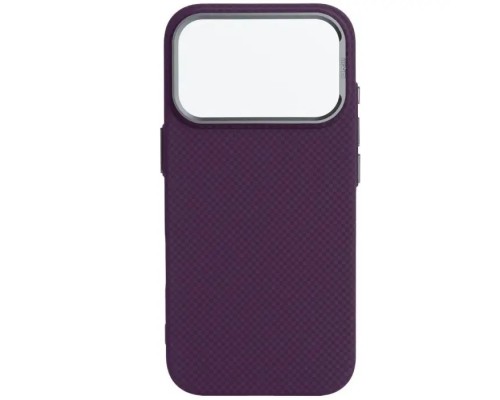 Чохол до мобільного телефона Armorstandart LikeCarbon2 MagCase Apple iPhone 18 Pro / 17 Pro Kevlar Dark Cherry (ARM92539)
