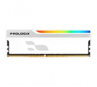 Модуль пам'яті для комп'ютера DDR4 16GB 3200 MHz Onyx White RGB Prologix (PRO16GB3200YWR4)
