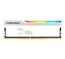 Модуль пам'яті для комп'ютера DDR4 16GB 3200 MHz Onyx White RGB Prologix (PRO16GB3200YWR4)