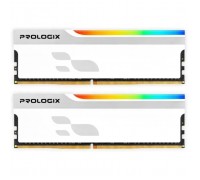 Модуль пам'яті для комп'ютера DDR4 32GB (2x16GB) 3200 MHz Onyx White RGB Prologix (PRO32GB3200YWR4K)