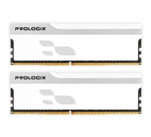 Модуль пам'яті для комп'ютера DDR5 32GB (2x16GB) 6000 MHz Onyx White Prologix (PRO32GB6000YW5K)
