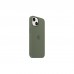 Чохол до мобільного телефона Apple iPhone 14 Silicone Case with MagSafe - Olive,Model A2910 (MQU83ZE/A)