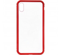 Чохол до мобільного телефона Armorstandart Magnetic Case 1 Gen. iPhone XS Max Clear/Red (ARM53391)