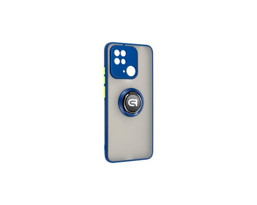 Чохол до мобільного телефона Armorstandart Frosted Matte Ring Xiaomi Redmi 10C Navy Blue (ARM68368)