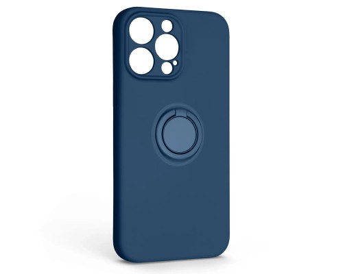 Чохол до мобільного телефона Armorstandart Icon Ring Apple iPhone 14 Pro Max Blue (ARM68720)
