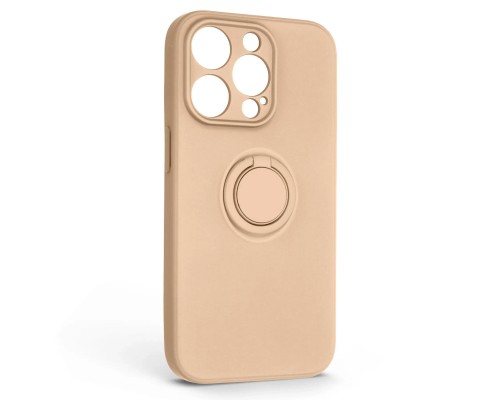 Чохол до мобільного телефона Armorstandart Icon Ring Apple iPhone 14 Pro Pink Sand (ARM68710)