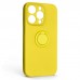Чохол до мобільного телефона Armorstandart Icon Ring Apple iPhone 14 Pro Yellow (ARM68711)