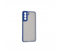 Чохол до мобільного телефона Armorstandart Frosted Matte Samsung S21 FE Navy Blue (ARM70488)