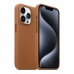 Чохол до мобільного телефона Armorstandart FAKE Leather Case Apple iPhone 15 Pro Light Coffee (ARM76300)