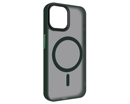 Чохол до мобільного телефона Armorstandart Uniq Magsafe Apple iPhone 15 Dark Green (ARM75320)