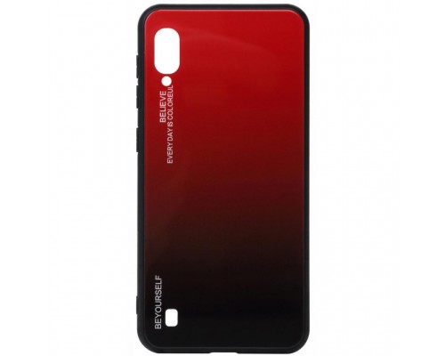 Чохол до мобільного телефона BeCover Gradient Glass Samsung Galaxy M10 2019 SM-M105 Red-Black (703872)